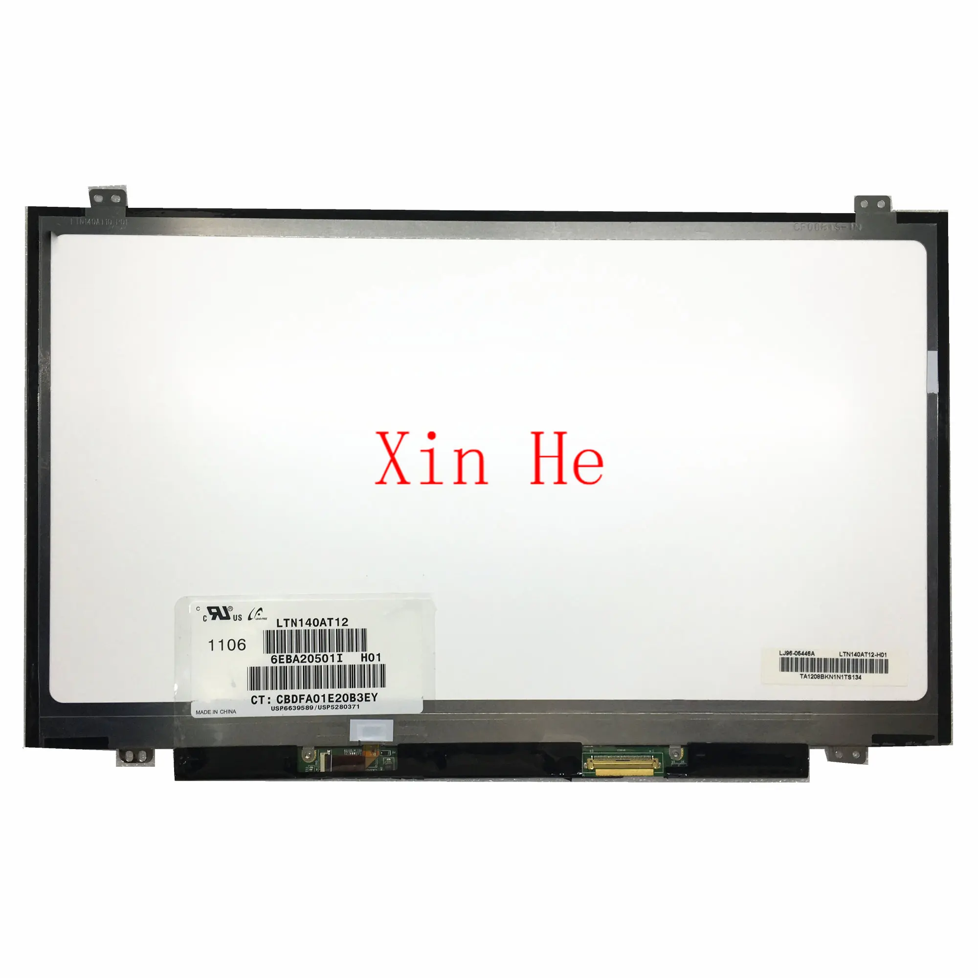 

LTN140AT12 LTN140AT37 HB140WX1-100 N140BGE-L43 M140NWR2 R1 N140BGE-LA3 laptop LCD screen LVDS 40pins 1366*768