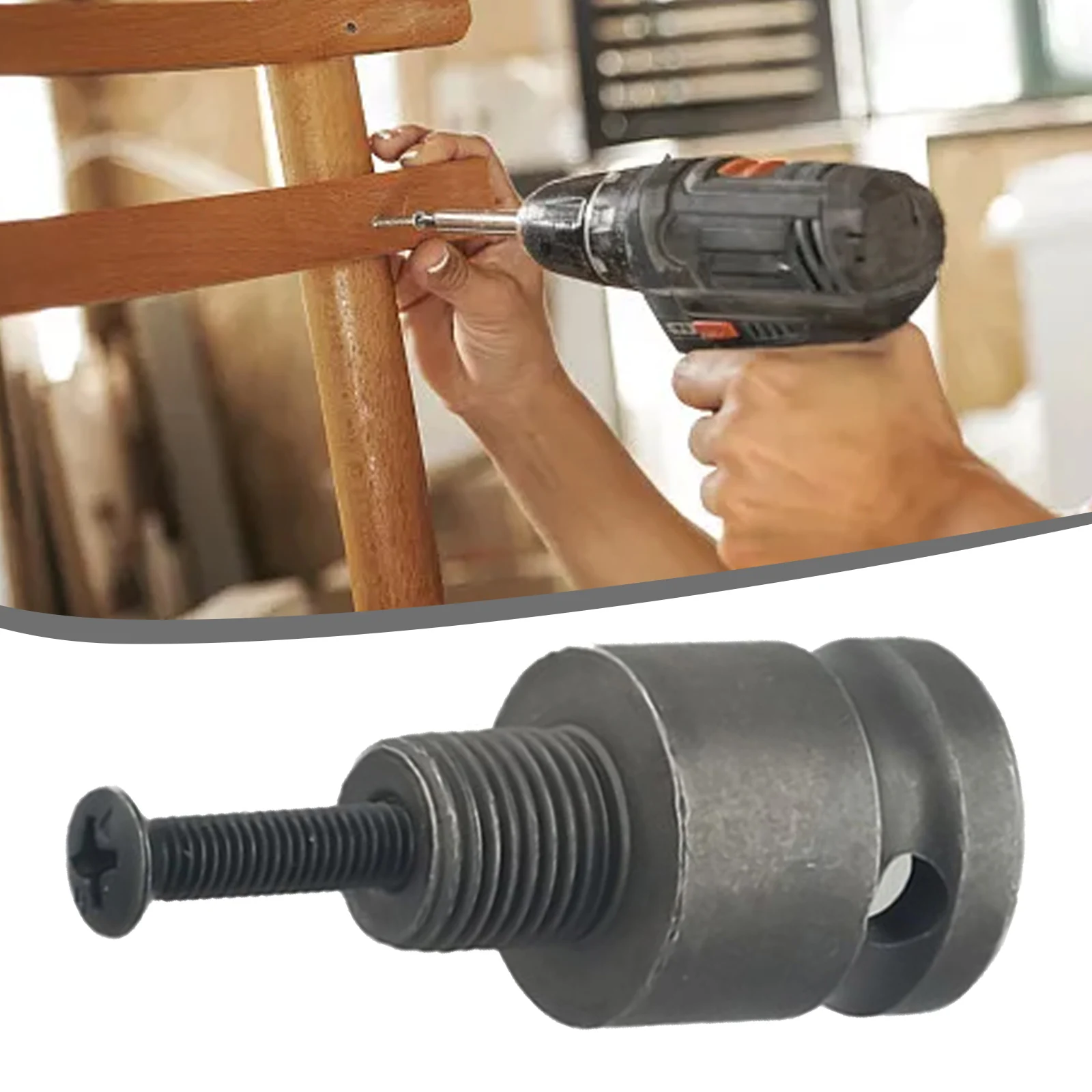 Replaceable High Quality Material Drill Chuck Adaptor Power Tools 1/2-20UNF 12.5mm/0.49 12.7mm/0.5 Easy To Use