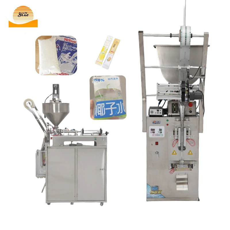 آلة التعبئة البيضاء السائلة 750 مل آلة تعبئة الأكياس الختم آلة تعبئة السوائل آلة تعبئة المياه الأوتوماتيكية