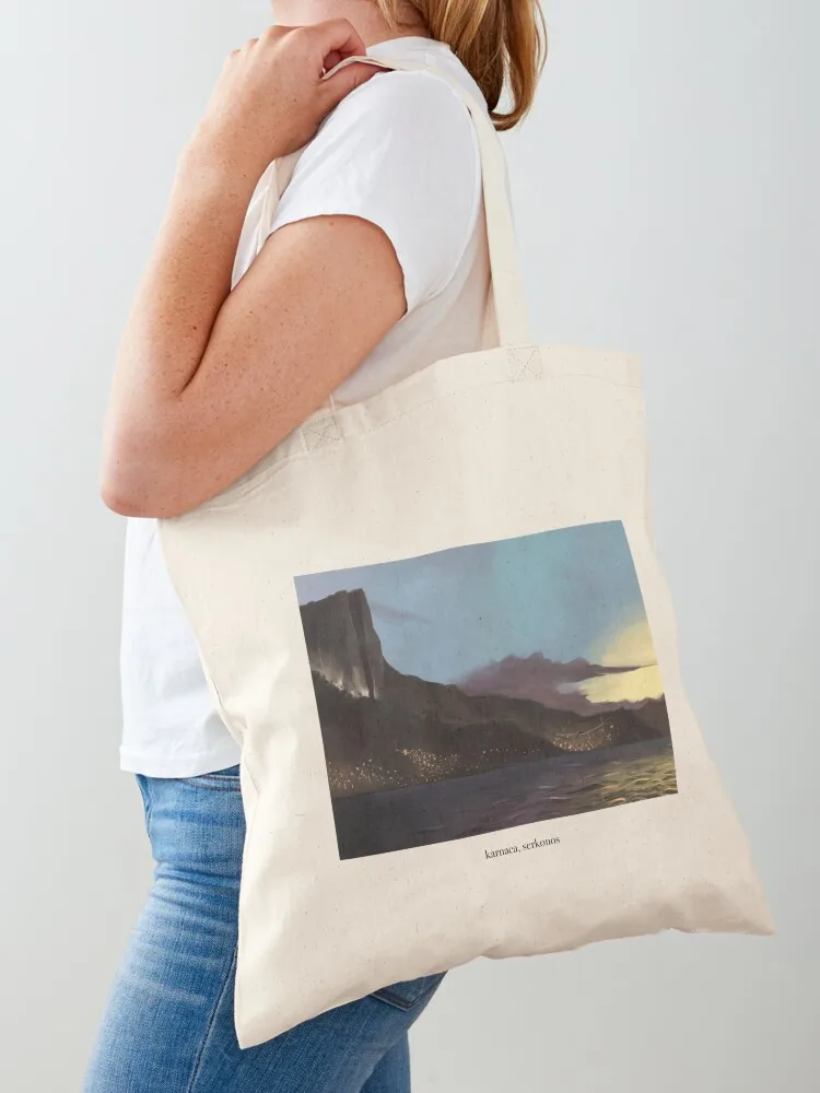 Karnaca Tote Bag bolsas para mujer bolso de mano lona bolsas de comestibles reutilizables bolso de hombro de lona