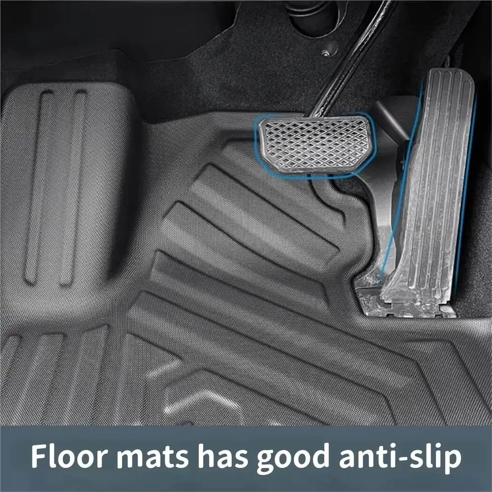 For Leapmotor C10 2025 2024-2026 TPE Car Floor Mats Cargo Liners Non-Slip Seat Back Protector Interior Accessories LHD RHD 3