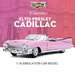 1:18 1959 Cadillac Eldorado Elvis and Marilyn Monroe's car classic Alloy Retro Car Model Classic Car Model Car Decoration