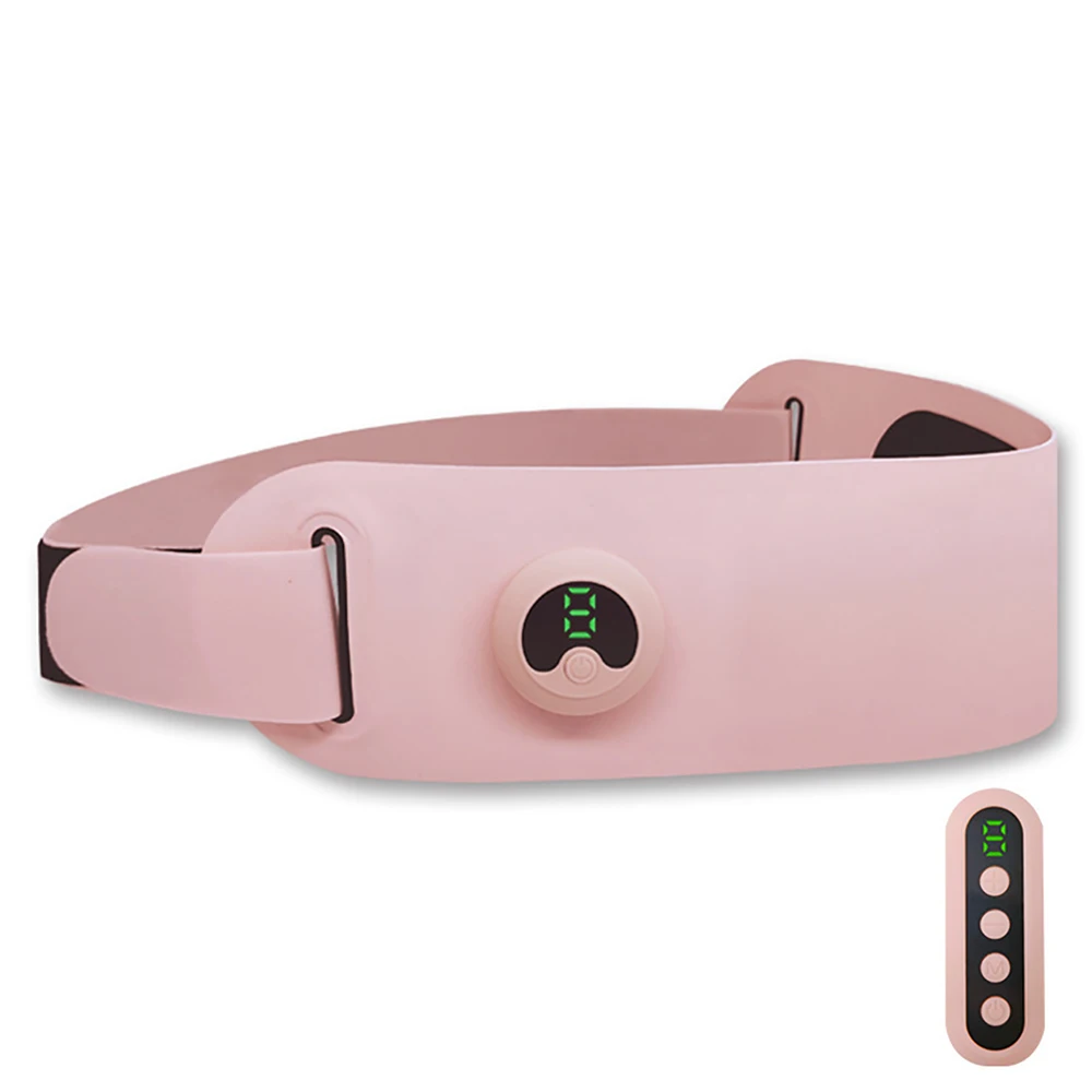 

EMS waist massage with waist massager, low-frequency massager, wireless remote control, 6 massage modes, 9-stage muscle strength