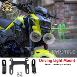 FOR HONDA GROM125 MSX125SF MSX125  GROM 125 MAX 125 SF 2013 2016 2018 2019 2020 2021 2022 2023 Driving Light Mount accessories