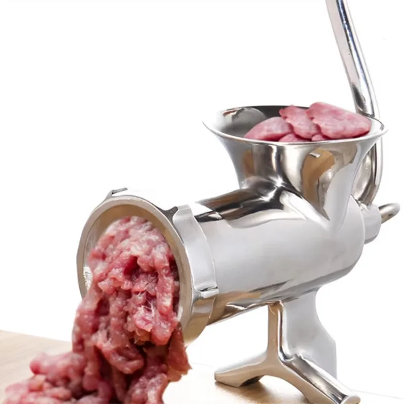 Hand-Cranked Meat Grinder Machines Chicken Meat Grinder Mincer Sausage Fill Machine