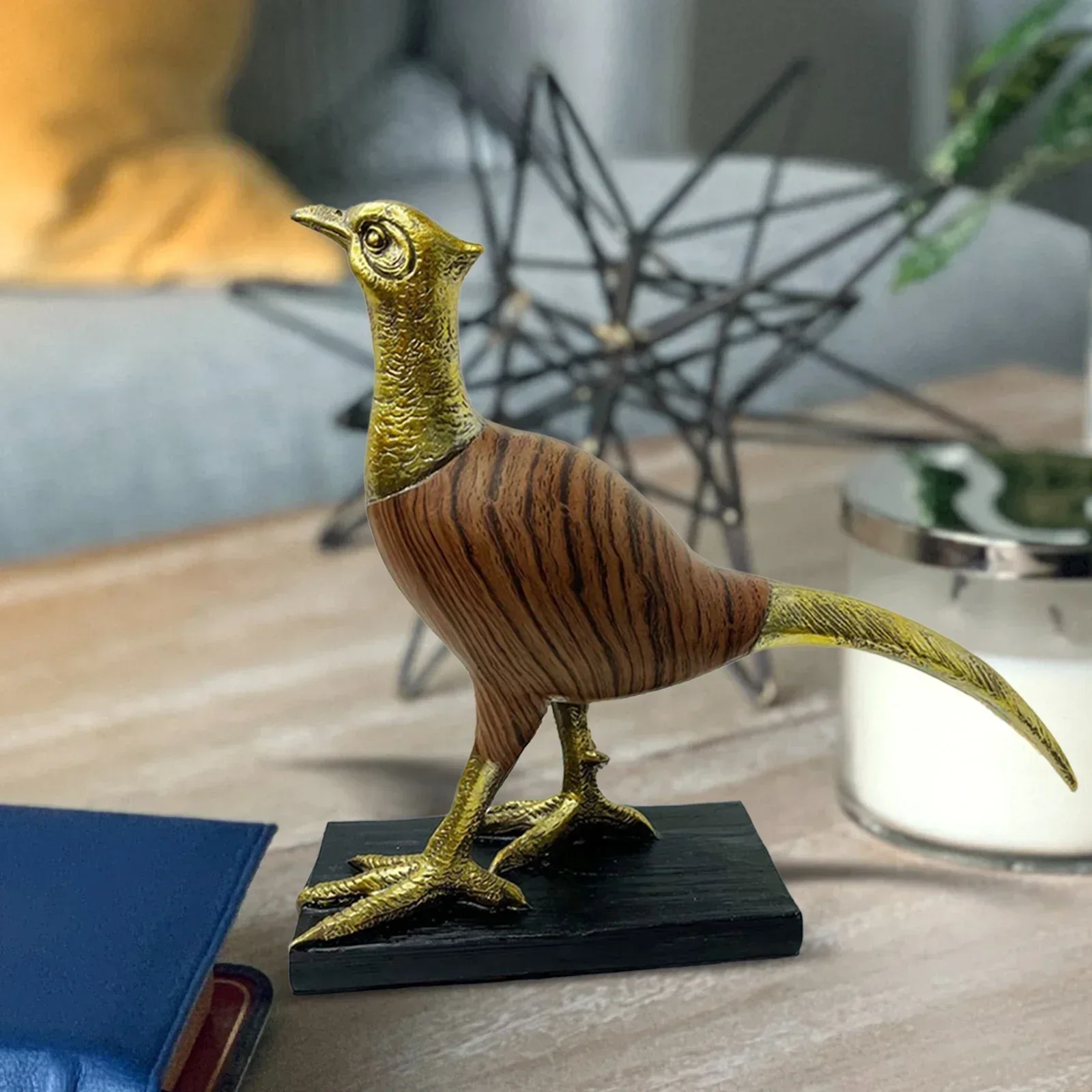 Bird Figurine Statue Decoration Tabletop Decoration Sculptures Prop for Hotel Bookshelf Festival Cabinet Housewarming