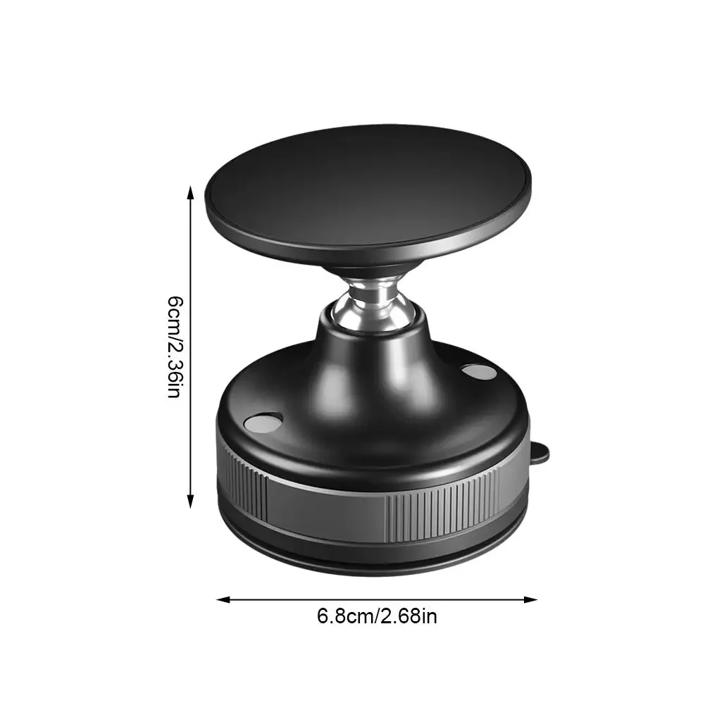 2025 Вакуумная магнитная присоска, держатель для телефона, двухслойная магнитная сила для Iphone, универсальный 360 °   Поворотный навигационный кронштейн