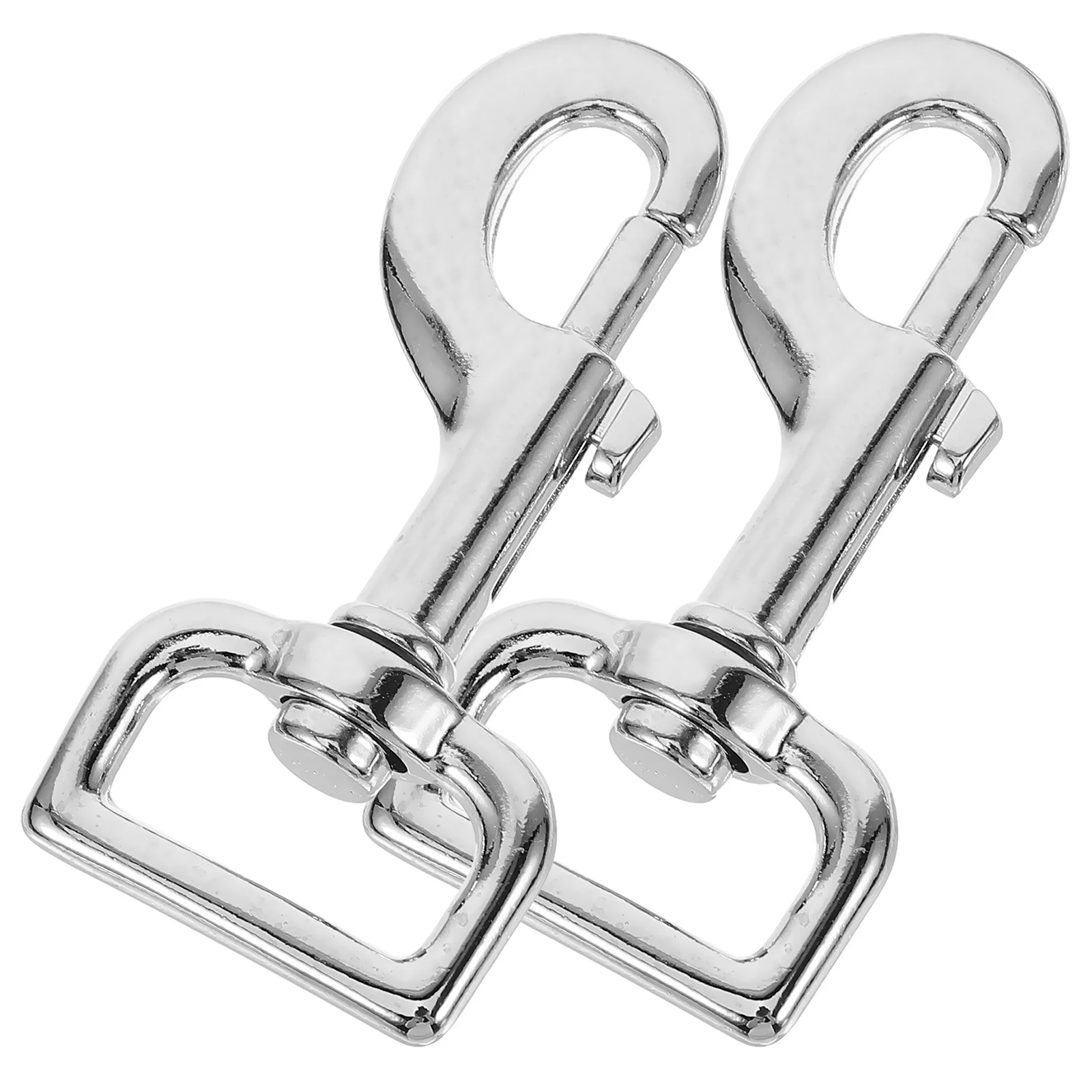 

2Pcs Spring Loaded Bolt Snaps Metal Clips for Dog Leashes Sports Equipment Crafts Corrosion Resistant Quick Easy Use