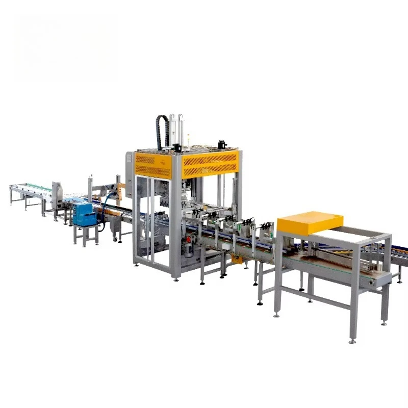 Industrial Robot Case Packer Robotic Arm for Bottle Can Tray Food Beverage Packing Custom