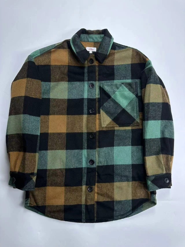 

Американская повседневная уличная одежда для мужчин и женщин, осенне-зимняя шерстяная клетчатая рубашка свободного кроя больших размеров в стиле ретро с длинными рукавами