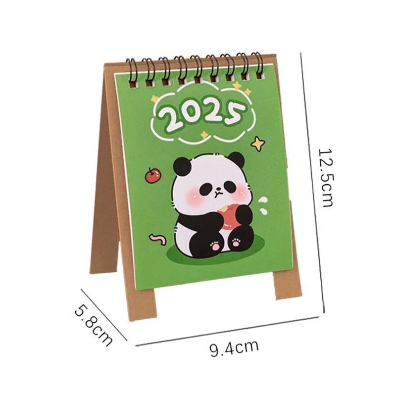 Cute Cartoon Animals Desktop Paper Calendar Scheduler Table Planner Mini Desktop Calendar Creative Desktop Decoration Gifts