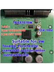 TPIC8101DW 35V 100UF suitable for Mercedes Benz, Audi, VW Touareg, Porsche ECU crankshaft position sensor vulnerable chip