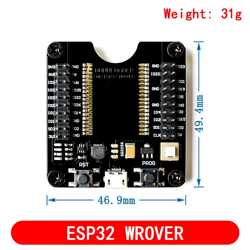 ESP8266 ESP-WROOM-32 ESP32-WROVER Development Board Test Programmer Socket Downloader for ESP-01 ESP-12F ESP-07S ESP-12S ESP32