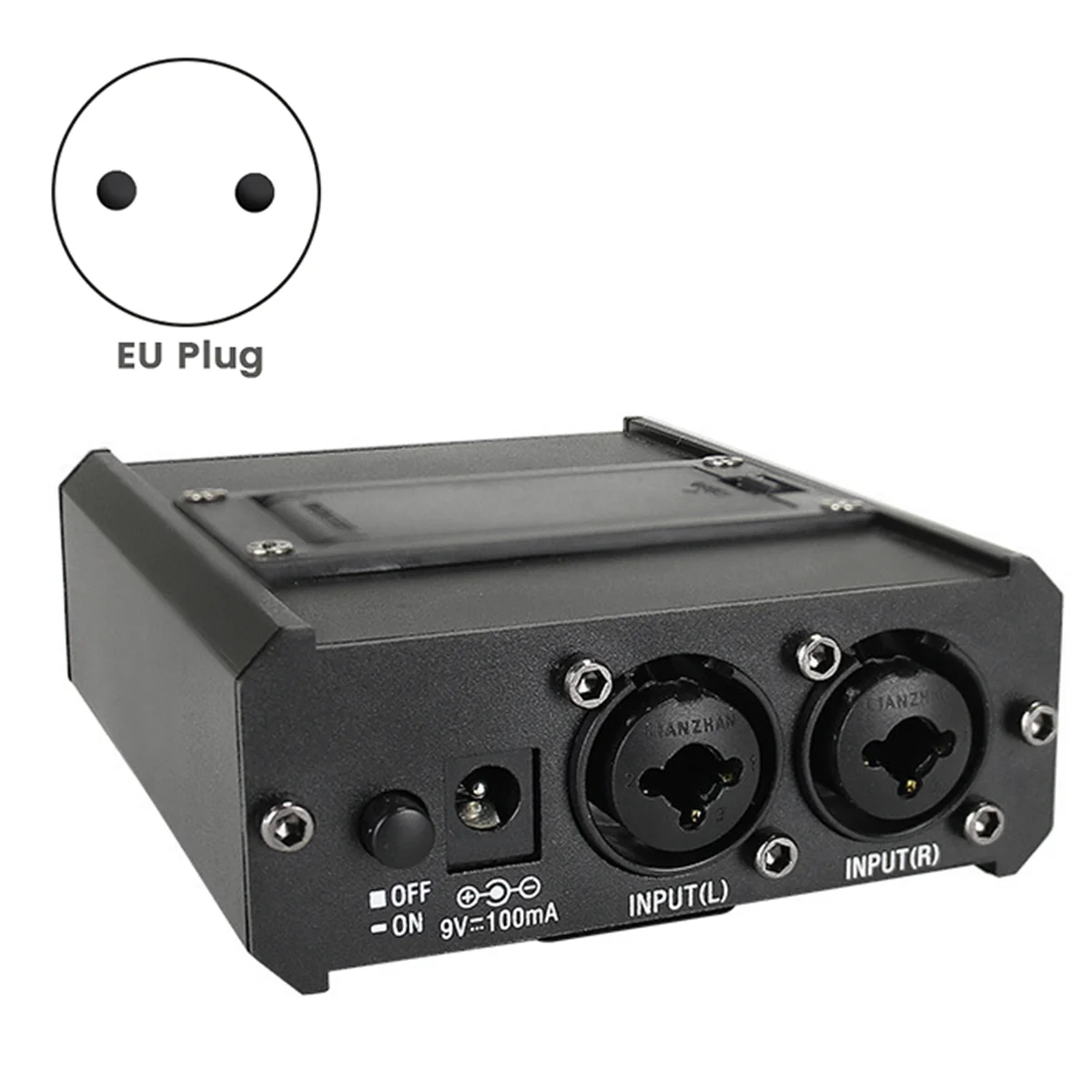 

P2 Headphone Preamplifier Headphone Monitor Microphone Enlarge Mixer Suitable for Speech / Live Streaming EU Plug