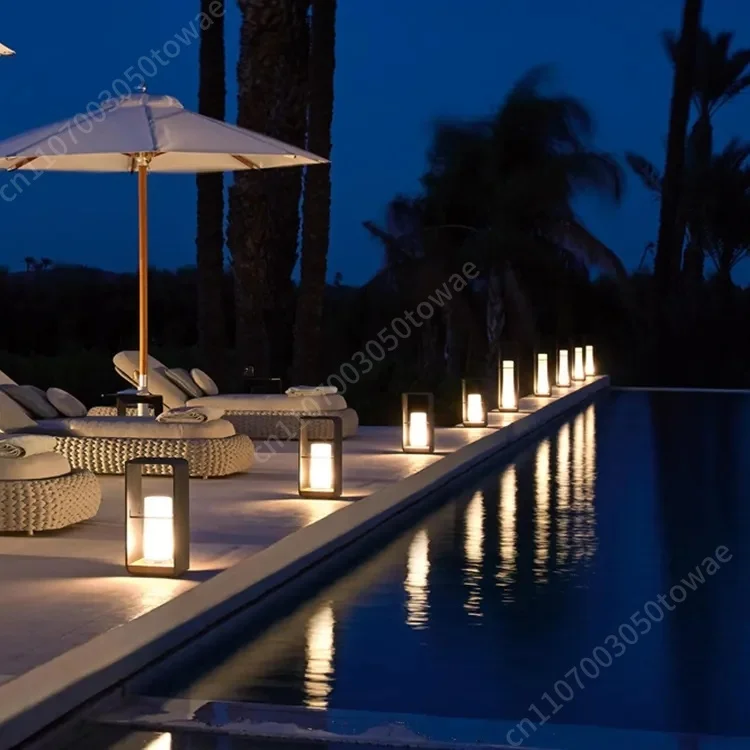 Wholesale Steel Waterpoof Landscape Lighting Ip65 Waterproof Battery Solar Garden Outdoor Floor Lawn Lamp