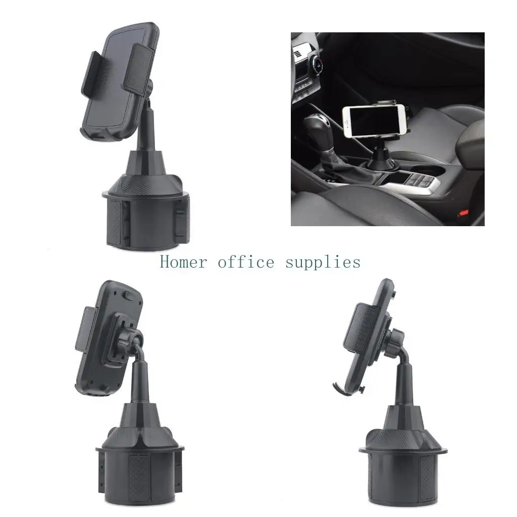 

K43B Truck SUV Rack Cellphone Holder Flexible Car Cup Gooseneck Phone Mount Cradle for Phone 12 XS Phones GPS
