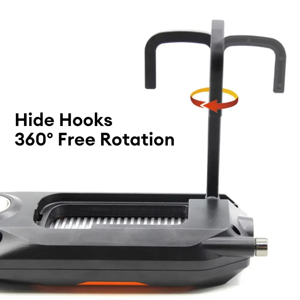 Compact Work Light Plastic Hook Design Lightweight Car Garage Mechanic Lamp Easy To Carry Bright Emergency Flashlight Repair