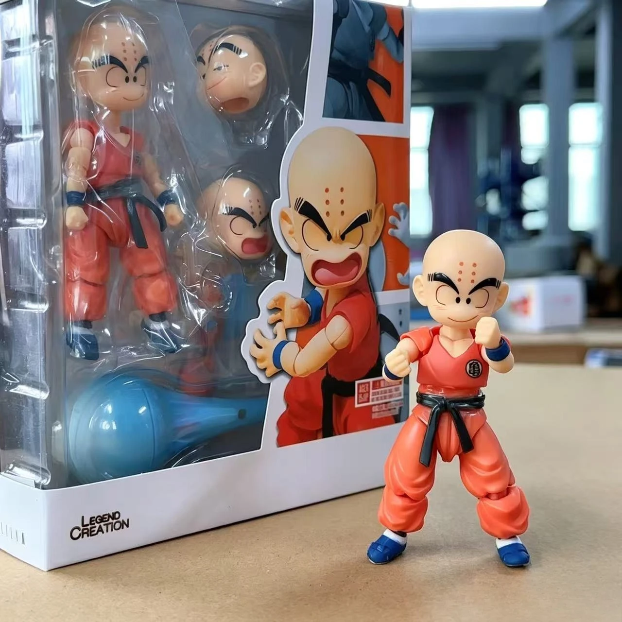 Коллекционная фигурка Dragon Ball SHF: Кррилин (Куририн) в детском возрасте (версия Youth Arc) — подарок для коллекционеров