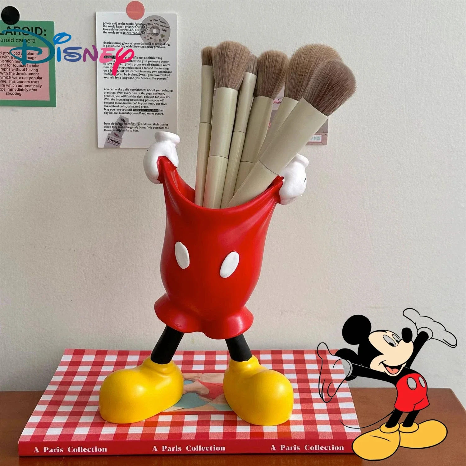 

Disney Mickey Pen Holders Desktop Decoration Cute Appearance Level Cartoon Multi-functional Student Stationery School Supplies