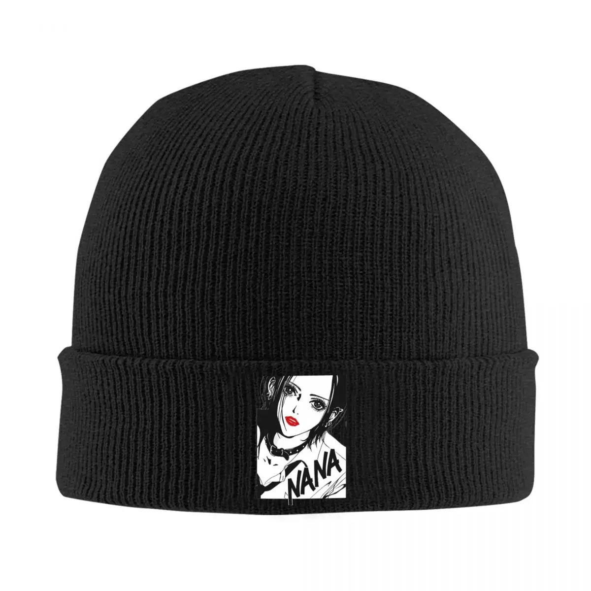 Nana Osaki czapki rockowe jesienno-zimowa Skullies czapki ciepłe Osaki Anime Kawaii czapki z motywem kreskówkowym mężczyźni kobiety Skullcap