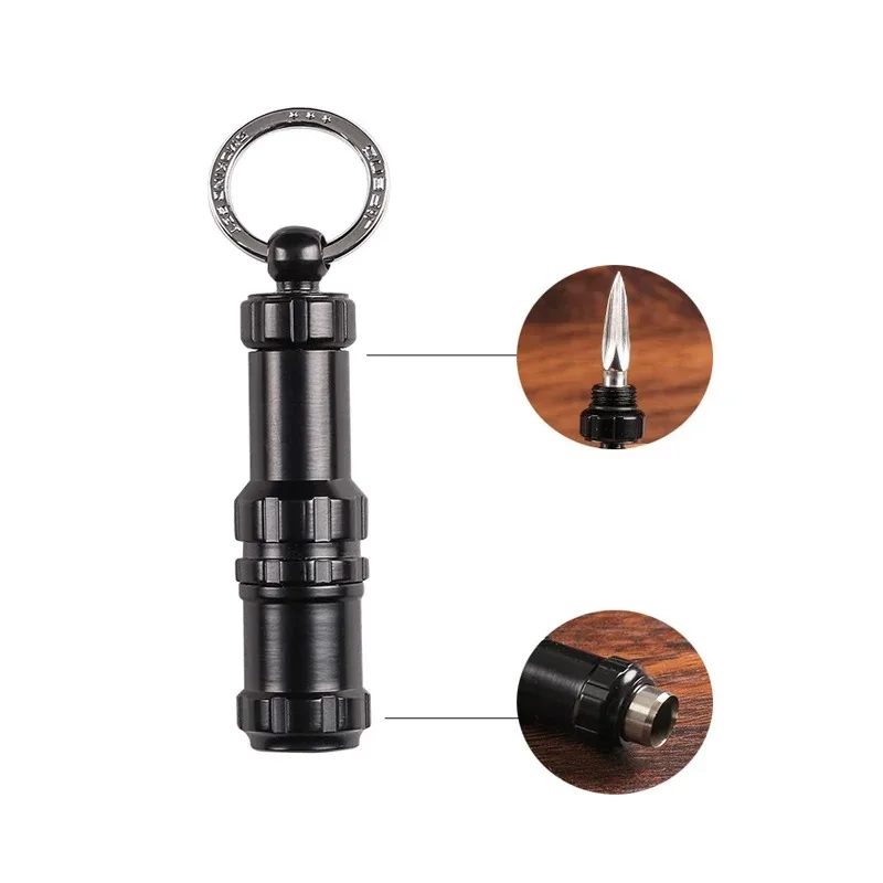 

Portable Cigar Holder Cigar Stand Metal Punch Cutter Pocket Travel Cigar Drill Draw Enhancer Needle Gadgets Accessories Tools