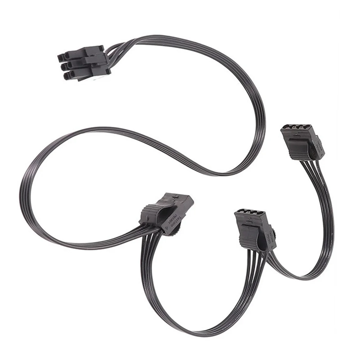 A05RP PCIe 6Pin ذكر إلى 3 IDE كابل إمداد الطاقة لسلسلة X-1050XM2 X-1250XM2 X-Series - X-650 KM3 X-750 KM3 X-850 KM3 PSU