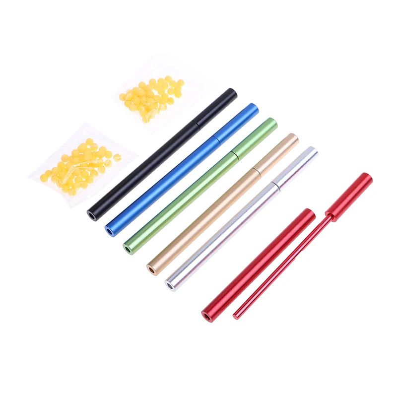 Metal Soft Pinball Launcher Guns Toy Small Ball Shooter Crackling Tube Simulation Shooting Game Interesting Cracking Kids Toys