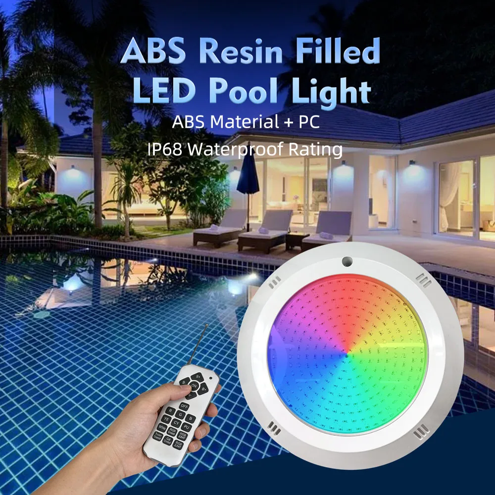 Factory Direct IP68 Rated Submersible Pool Lights - Color-Changing LED Pool Lights