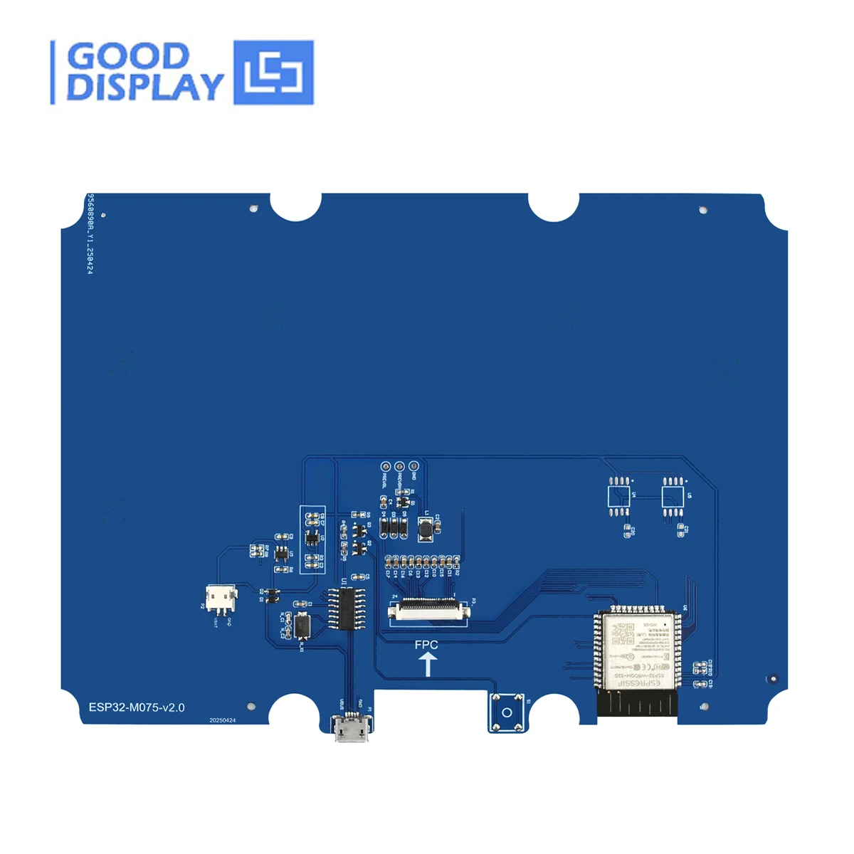 ESP32 7.5inch WiFi E Ink Display Kit Effortless Wireless Updates Driver Board ESP32-M075