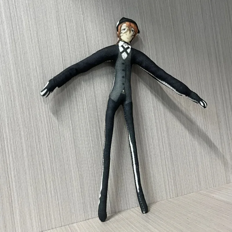 Bungo Stray Dogs Plush Doll Posable Chuuya Nakahara Osamu Dazai Atsushi Akutagawa Ranpo Anime Manga Stuffed Figure Wire Frame