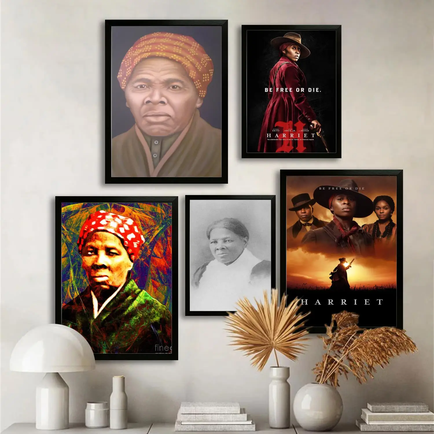 ملصق فني من القماش Harriet Tubman وفن جداري، طباعة صور، عائلة حديثة، ديكور غرفة النوم، ملصقات، لوحة زخرفية #1