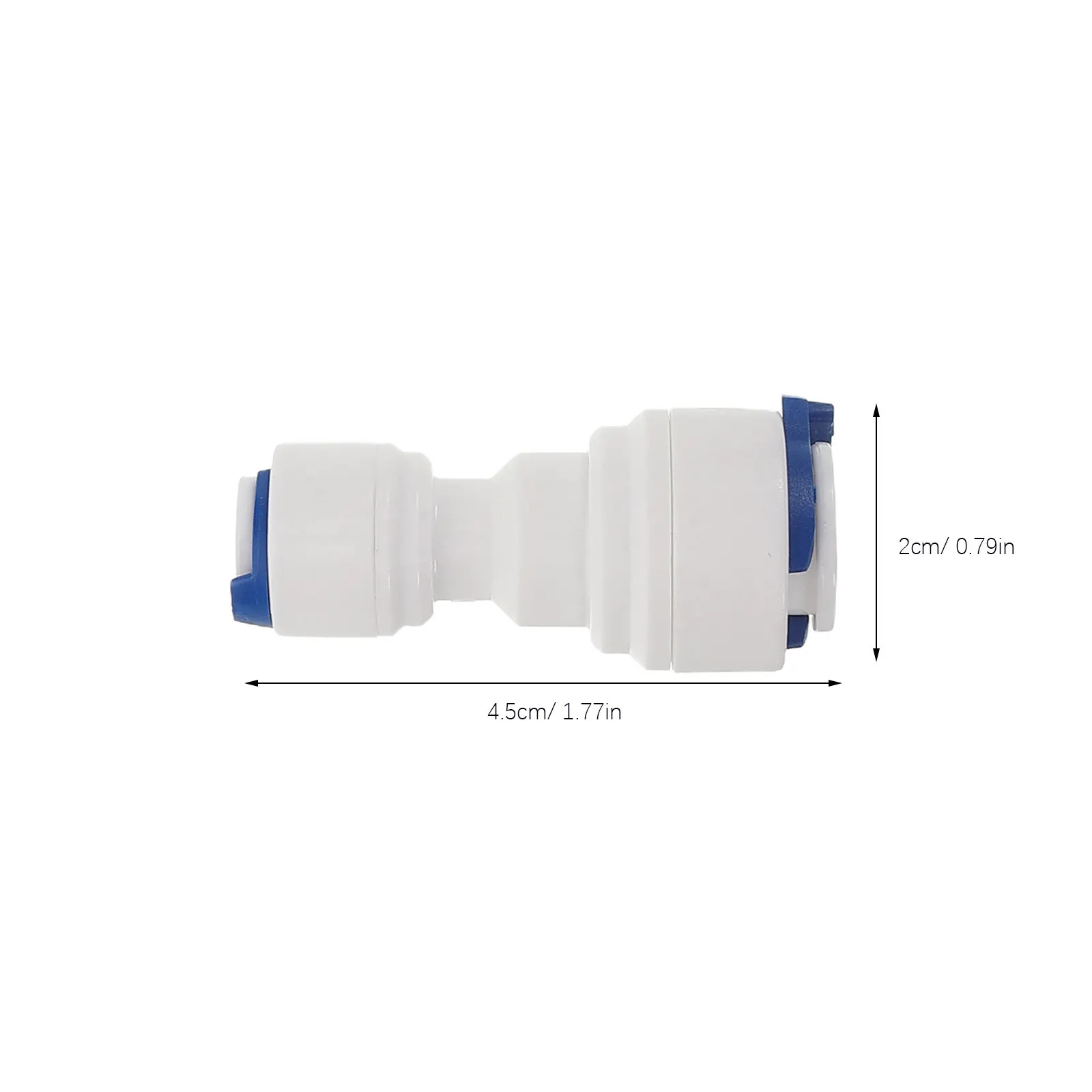 6Pcs Quick Push to Connect Water Pipe Fittings Plastic Hose Connectors for Purifier Garden Filter System Coupling Connector