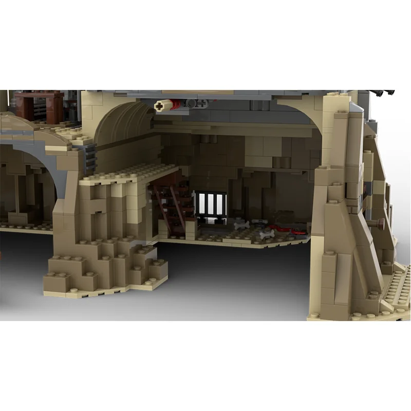 1762 Uds. MOC escena de película estrella famosa Tatooine el Palacio de Daimyo DIY ideas creativas juguete para niños regalo bloques de construcción MOC-75059