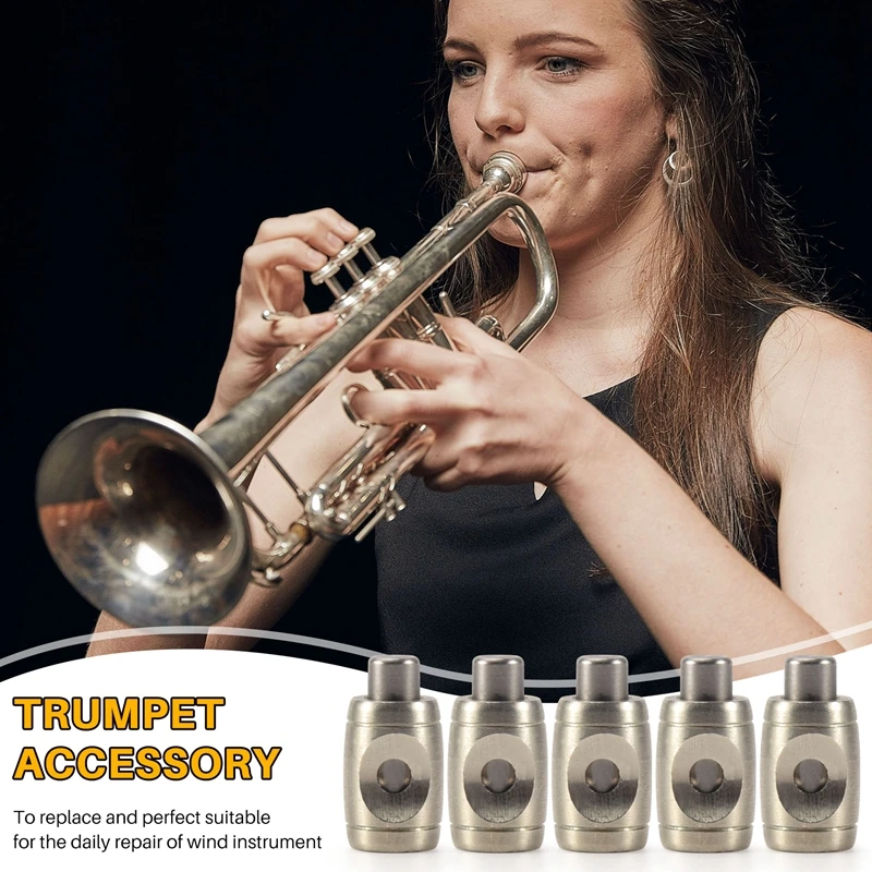 Trombone Spit Valve, Acessório chave de água para amantes do trompete, 5 pcs por conjunto