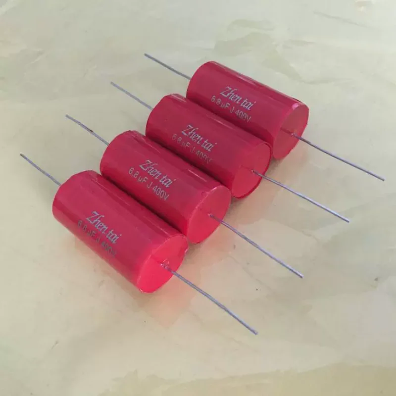 10-100pcs Authentic original JIE DENG New Hi end 6.8UF400V metal film polypropylene crossover capacitor