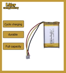 7.4V 1100mAh 123052 PHR2.0/3P;NTC;Polymer Li-ion battery for DVD player JBL Flip 1 bluetooth speaker, 603050-2S