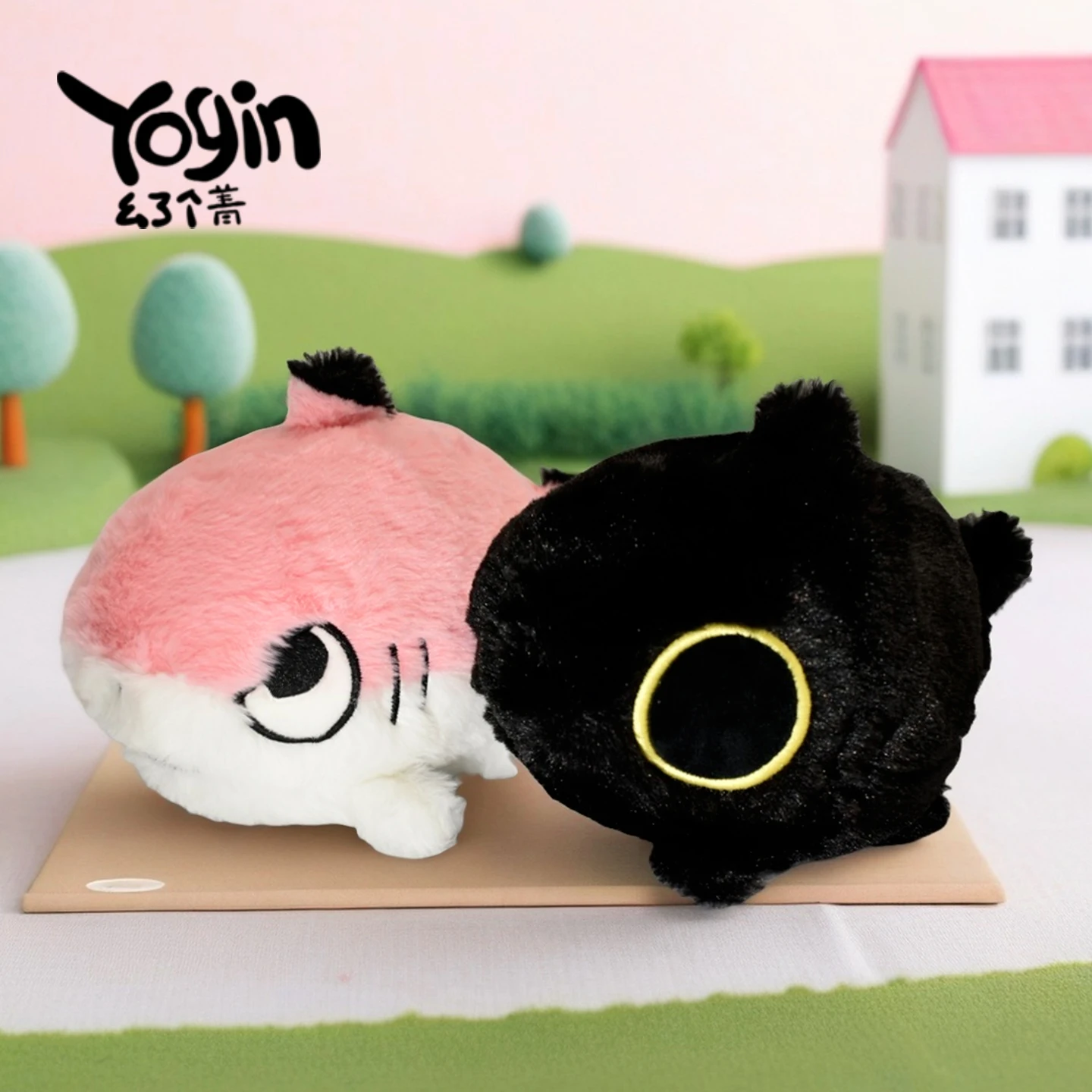 Nouveau 20/50cm officiel Sharkitty peluche poupée périphérique Mini requin chat ourson en peluche Kawaii doux jeter oreiller chambre décoration cadeau