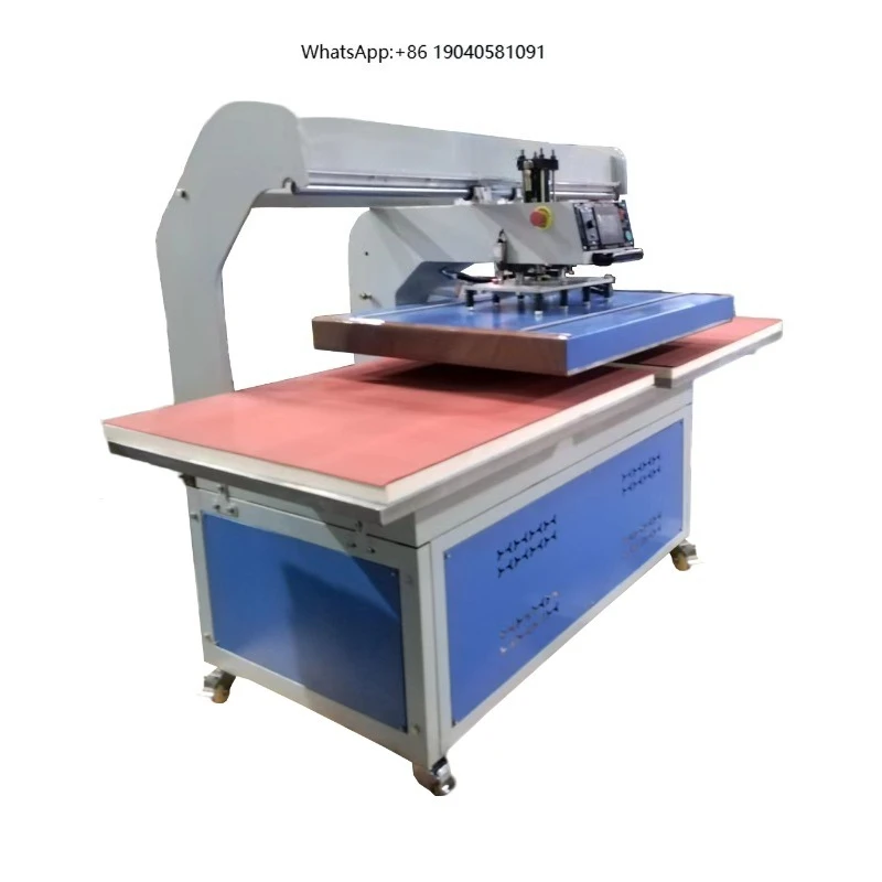 60x80cm hydraulic 2 table heat press sublimation machine high-efficiency custom T-Shirt linen cotton fabric  printing machine