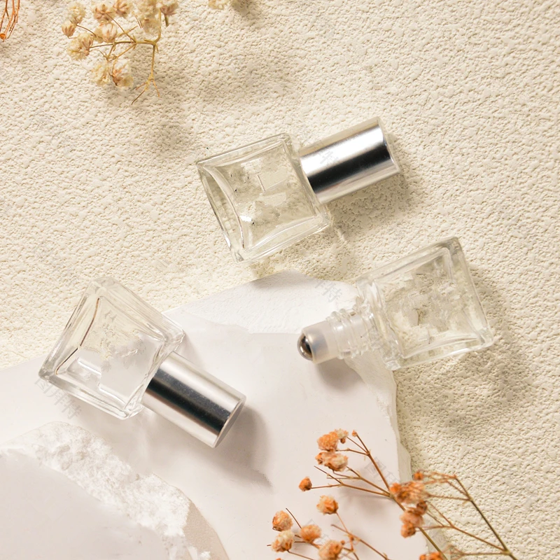 100 szt. 6ml Szklane Butelki Roll-on na Olejki Eteryczne, Wielokrotnego Użytku, Pojemniki na Olejki Eteryczne i Perfumy
