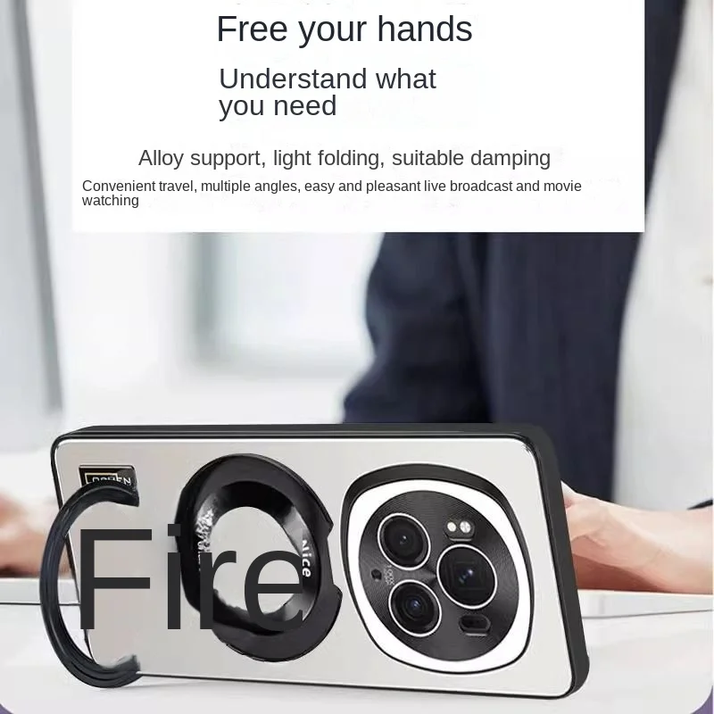 Magsafe Phone Case For Huawei Honor Magic 6 5 4 Pro Magnetic Wireless Charge holder metal Cover Cases