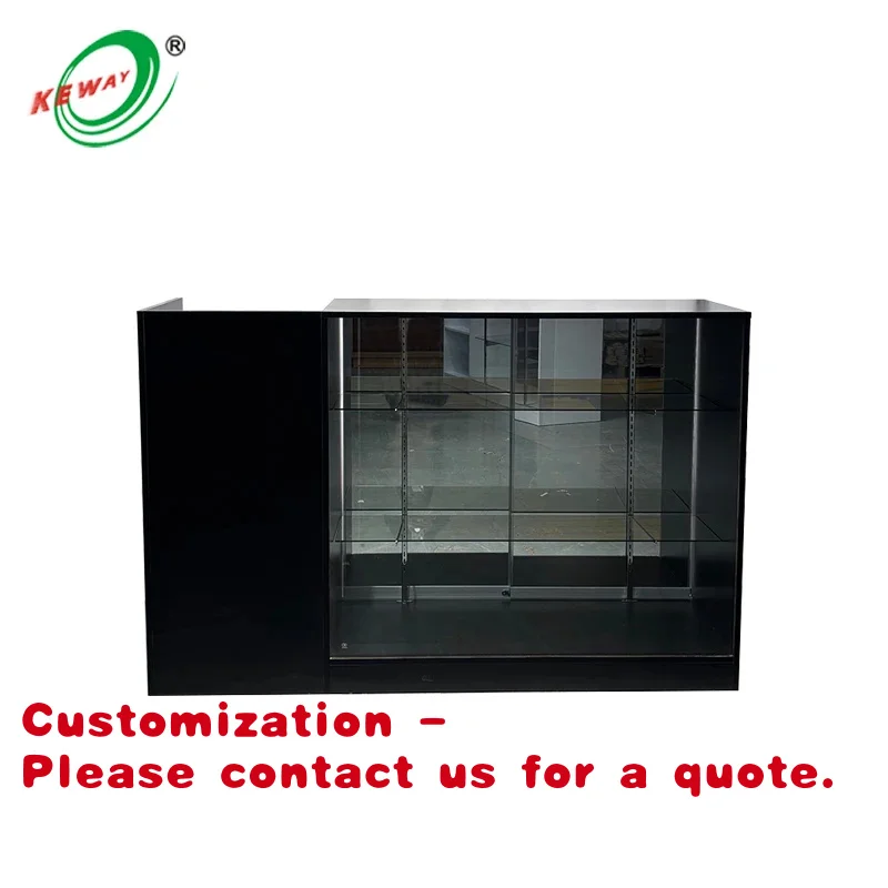 

Кассовый прилавок KEWAY черного цвета на заказ