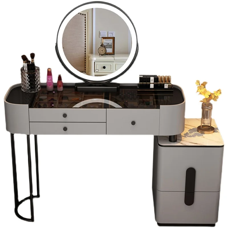 White Dressing Makeup Vanity Table Women Girls Bedroom Cabinet Makeup Table Drawer Storage Meuble Coiffeuse Home Furniture