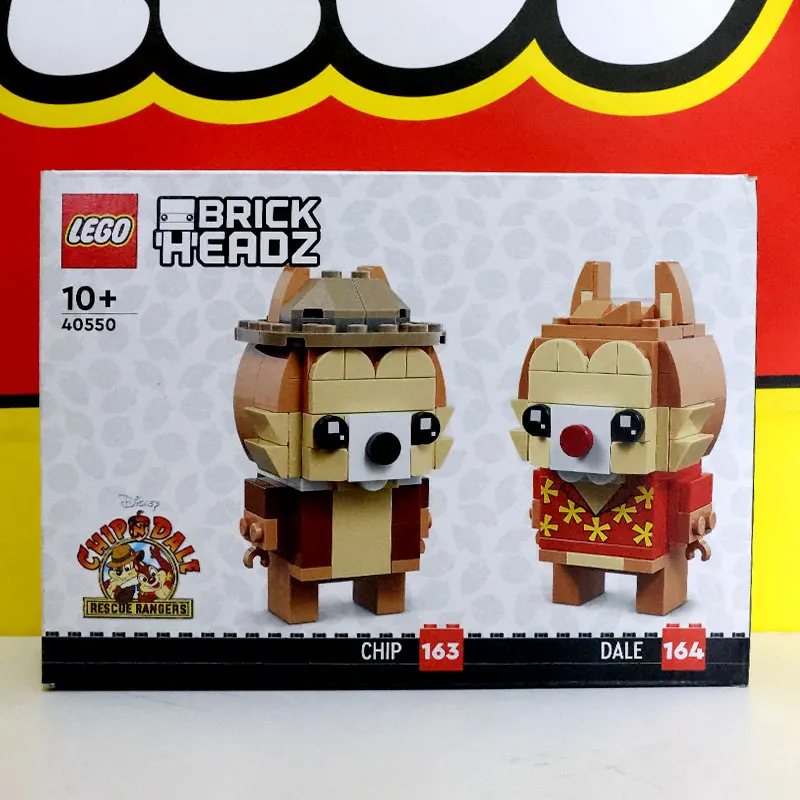 LEGO 40550 Qiqi and Titi Squirrel Squarehead Assembly Toy Building Blocks