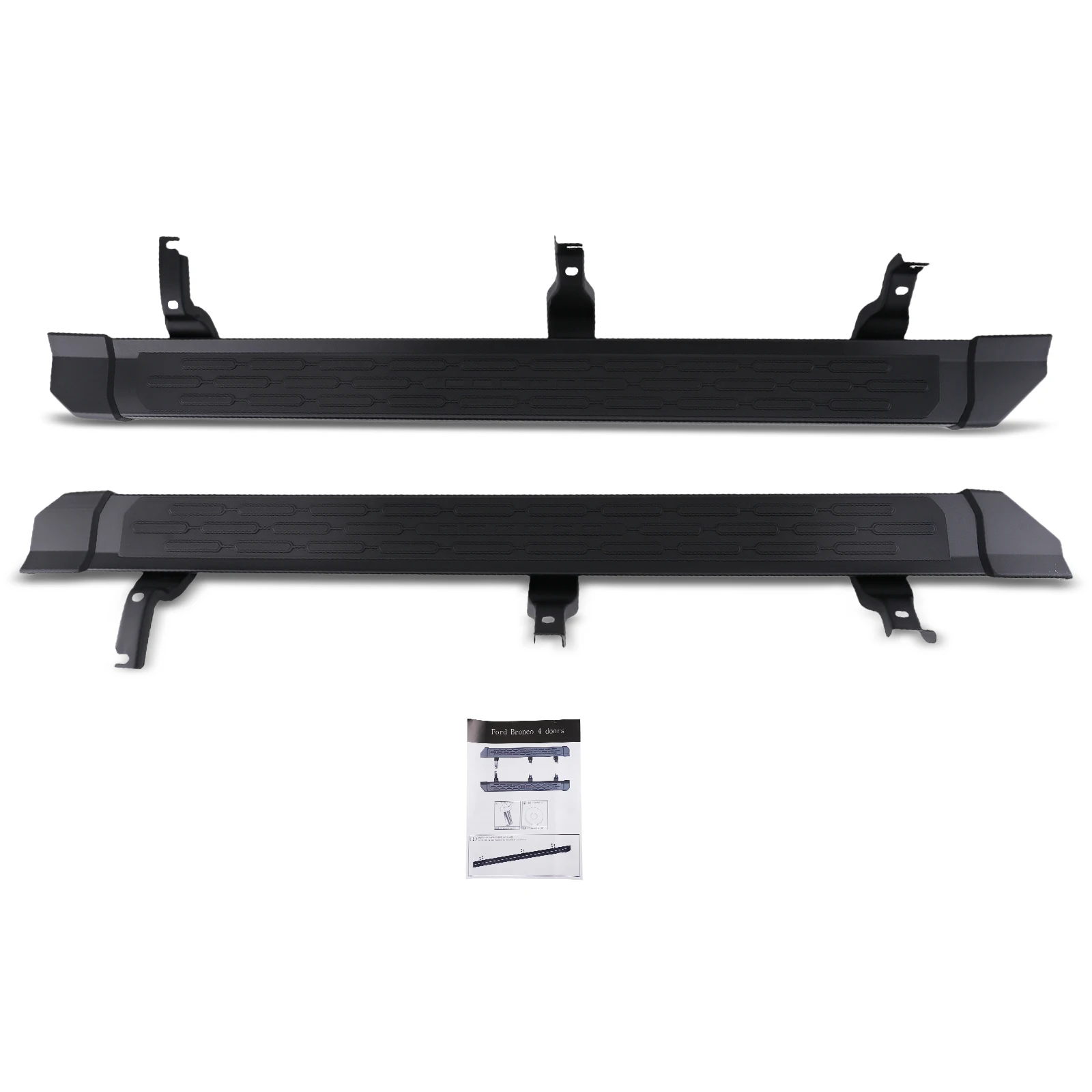 Side Steps Running Boards for Ford Bronco 4-Door 2021 2022 2023 2024 2025 26