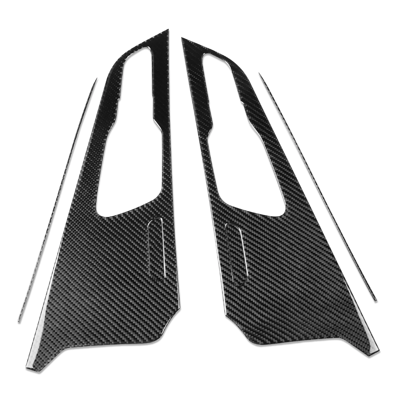 For Kia Sportage NQ5 2022 2023 2024 2025 Carbon Fiber Front Door Panel Automotive Interior Accessories Decoration Stickers