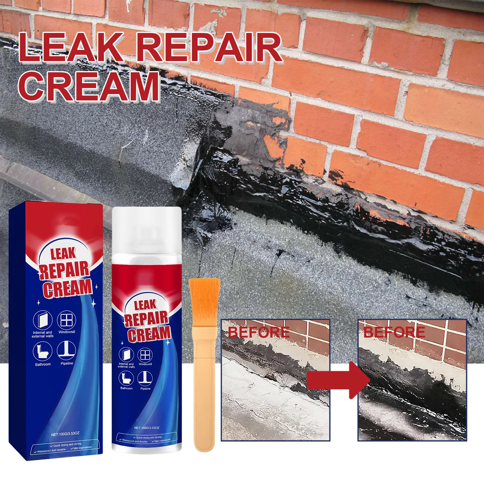 liquid waterproof sealant for roosf cracks DIY household waterproof adhesive outdoor moisture proof paint for concrete basement