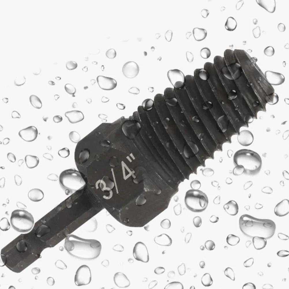 Extractor de tornillos para grifo, Extractor de pernos rotos para tuberías de agua de 1/2 3/4 y 1 pulgada, Extractor de taladro eléctrico para plomería, tornillo de rotura para grifo