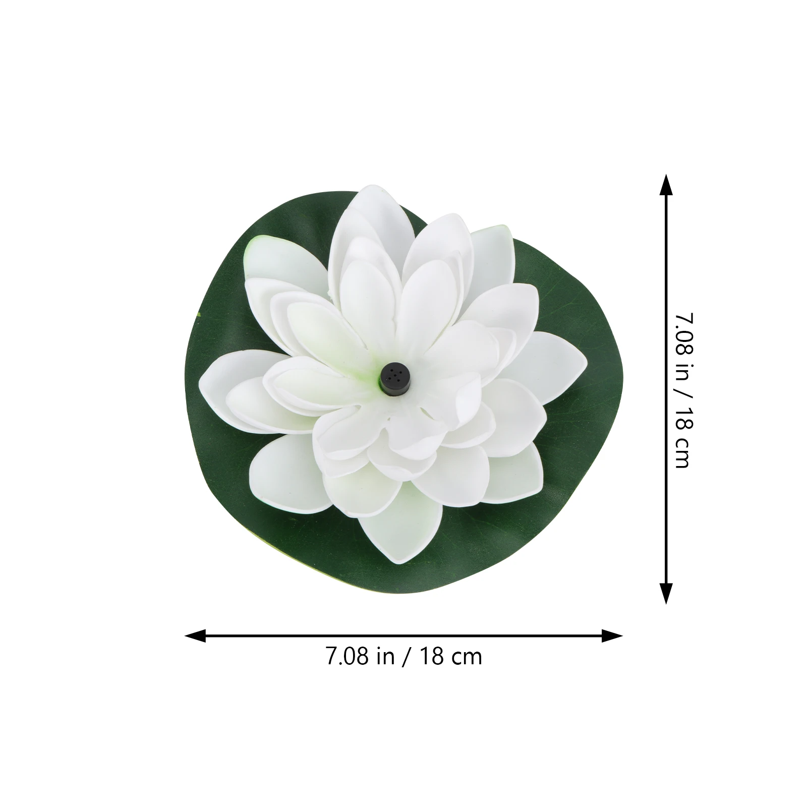 

Solar Fountain Lovely Lotus Shape Eco Friendly Floating Water Pump for Fish Tank Garden Decoration Oxygen Circulation 30 60cm