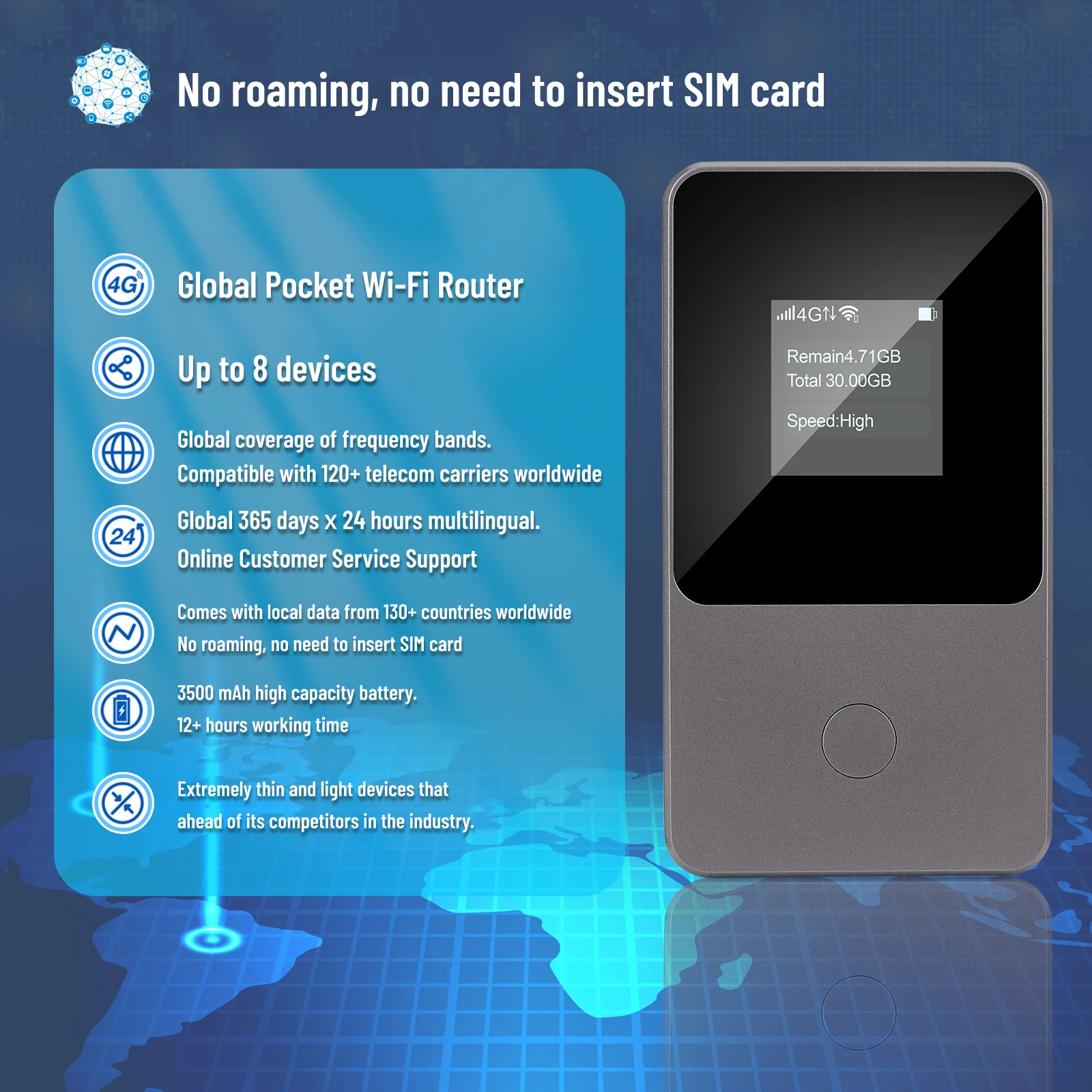 ルーター・ネットワーク機器 4G Global Mobile WiFi Amazon.com: Generic 300 Mbps 4G LTE Mobile Hotspot, Pocket