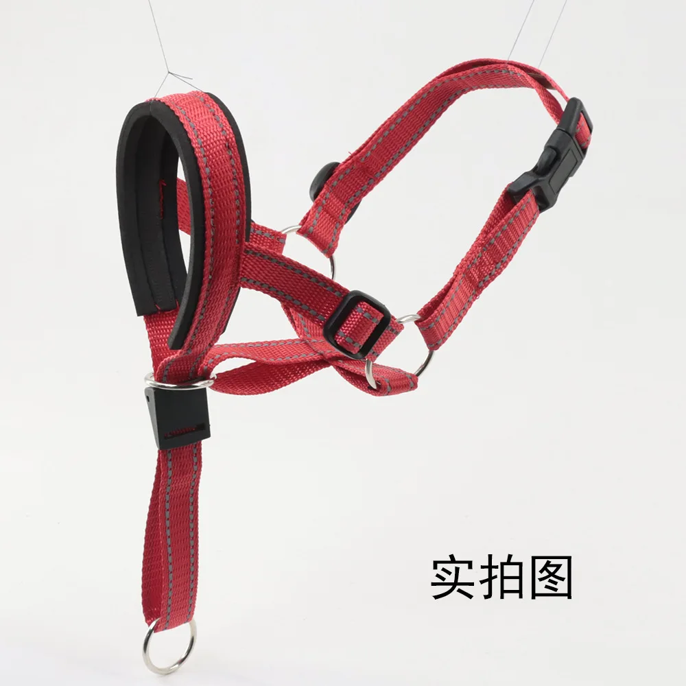 Adjustable Dog Muzzle Pet Traction Set Dog Training Belt Pet Muzzles Anti Bite Mask Puppy Accessories